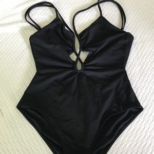 Black Mara Hoffman one piece swimsuit